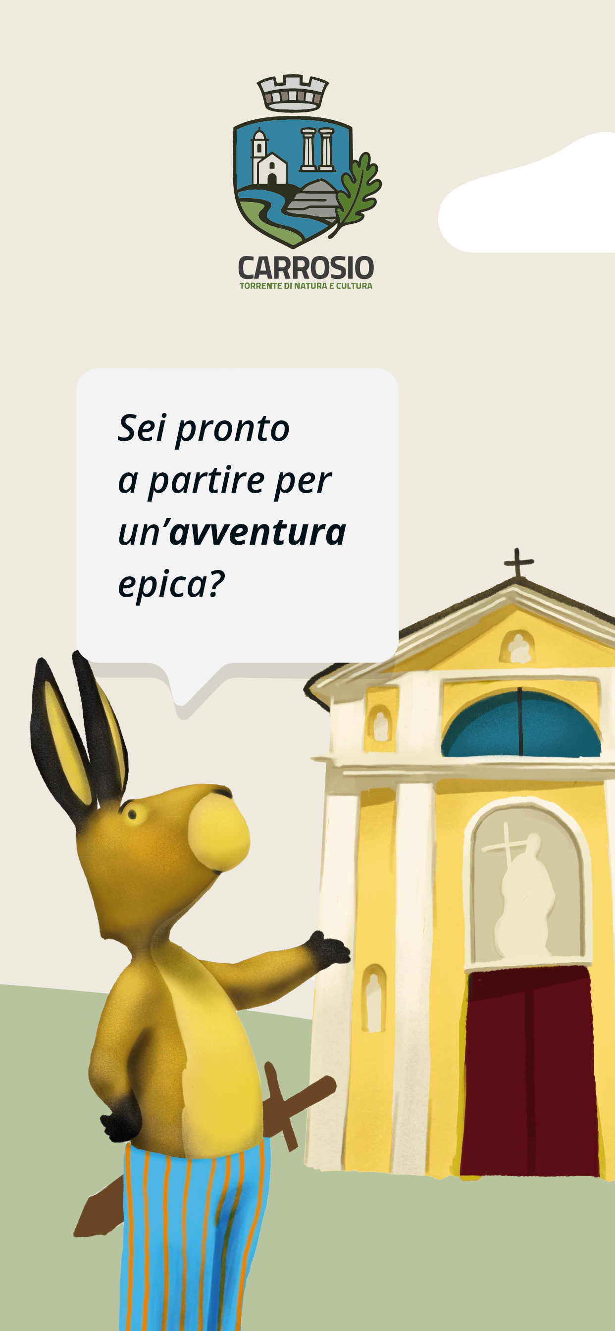 Schermata dell'app Carrosio